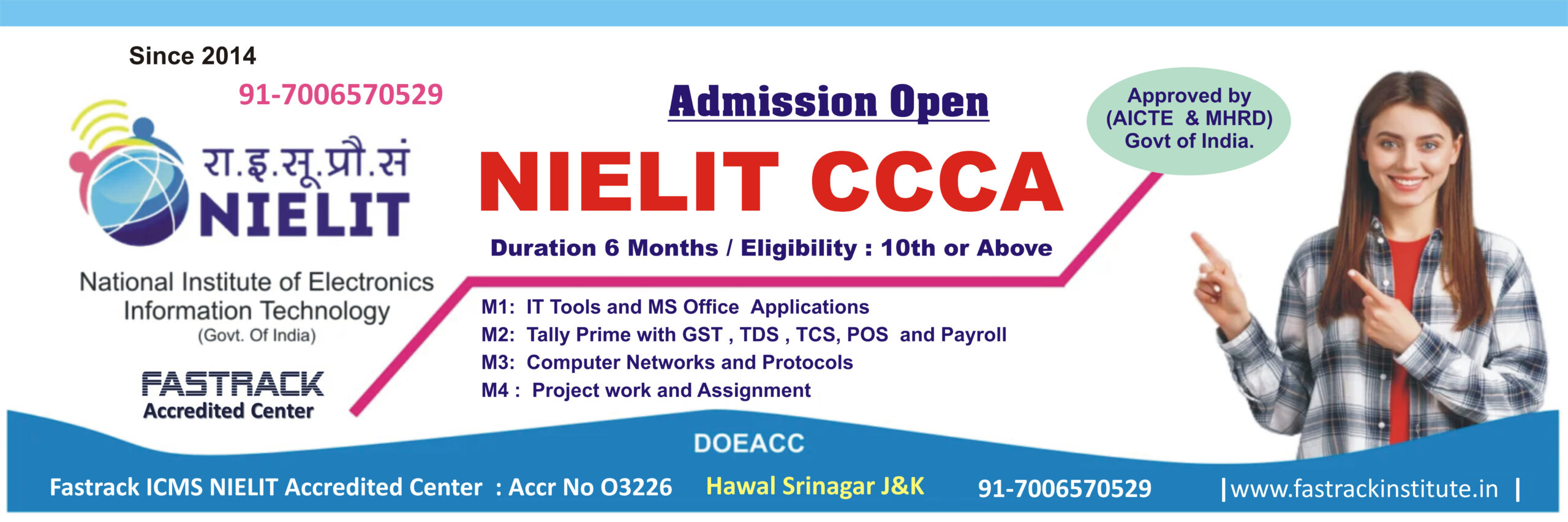 Fastrack ICMS Hawal NIELIT CCCAl Banner 2026
